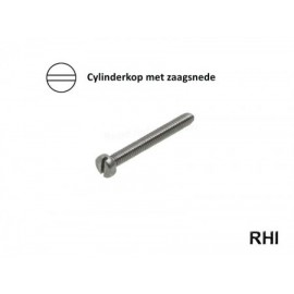 Schroef 1,0 x 10mm Din 84 verzinkt (10)