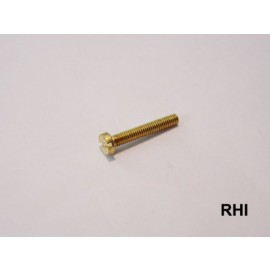 Brass screw M2,5x10 10pc