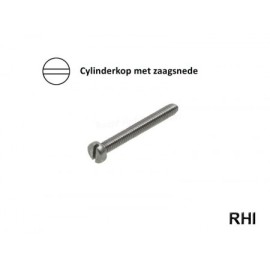 Cylinderschroef M2,5x16 A2