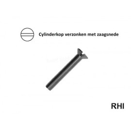 countersunk screw M2x6 A2 10p.