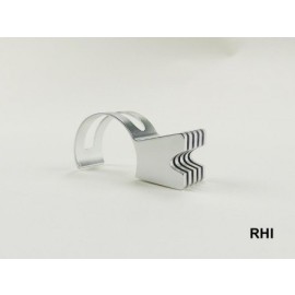 Aluminum motor heat sink silver 22mm