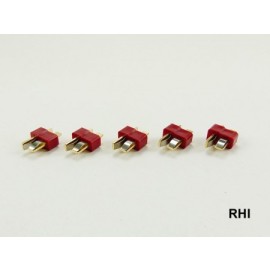 830233, Dean T-connector gold 5pc.