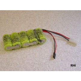 901805-124, Recieverbattery 1,8Ah 6,0V