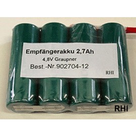 Empfängerakku 4,8V 2700mAh uni-stekker