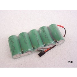 933605-12, Recieverakku 3,6Ah 6V JR