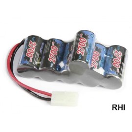 Racing Pack 2700MAh, NiMH 7,2V Hump