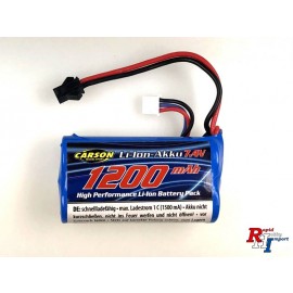 608255 7,4V/1200mAh LiION Accu : 404171/