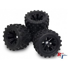 900171 Buggy/Truggy Räderset schwarz