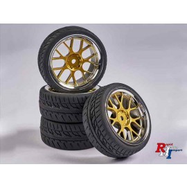 900163 Wheel Set Y-Design2 (4)gold/chrom