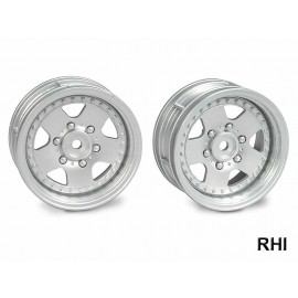 0445516,  1/10 Wheels silver 26mm (2)