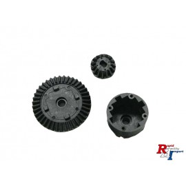 10444412 DIFF HOUSING SET(BLACK) : 47382