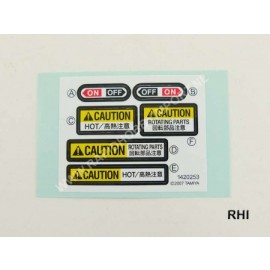 1420253 Sticker Hot / Caution