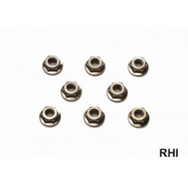 42282 TRF RC 4mm Serrated Wheel Nut -