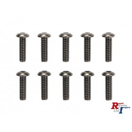 51628 3x10mm Steel Hex Head Screws (10)