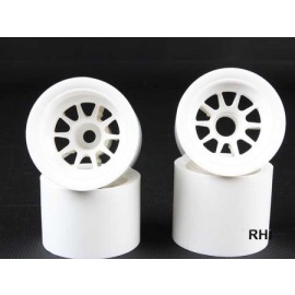 54526 F104 Wheel Set (White)