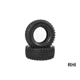 54735, RC Mud Block Tires - CC-01/2pcs