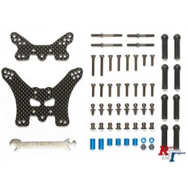 54754 TT-02B Carbon Damper Stays Front