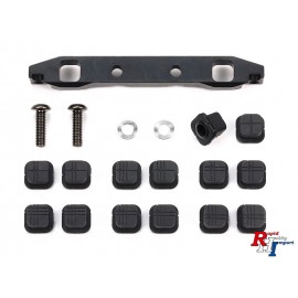 54967 TT02S Querl.-Halter-Set hi. Stahl