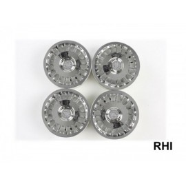 1/10 MN Ralley Dish Wheel chrome 4St. --