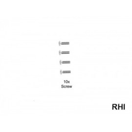 9804200, RC 3x10mm C.Sunk H.Screw:43514