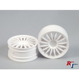 0440087 1:10 16-Sp. Wheel (2) white 26mm