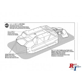 11820030 TT-02FT Chassis-Abdeckung 58690