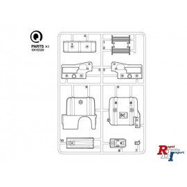 19115529 Q-Teile Tank/RL Halter AROCS