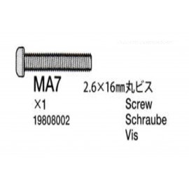 19808002 Tapping screw 2,6 x 16 mm (2)