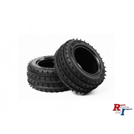 50449 Tyres (2) Spike Grooves front