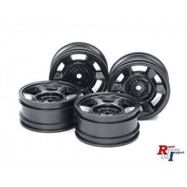 51688 CC-02 6-Spoke Wheels 26mm Offset+4