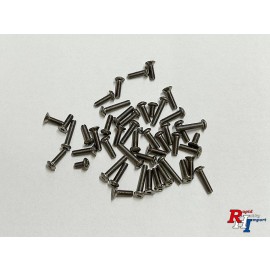 Titanium screw set for Tamiya's TT-01E